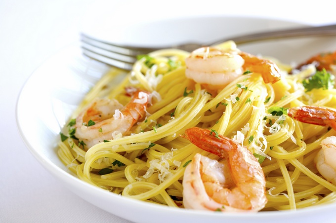 Pasta de camarones