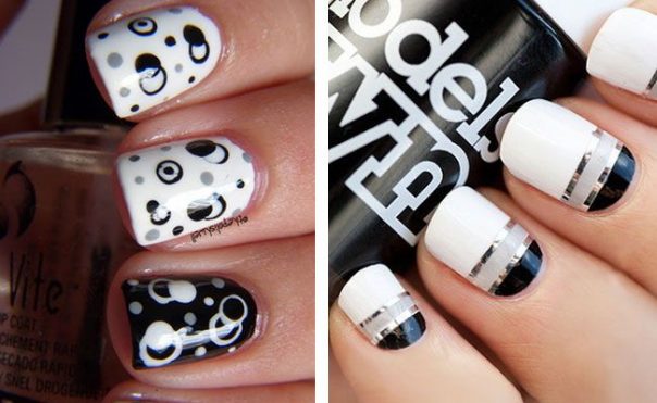 blanco y negro-nail-4