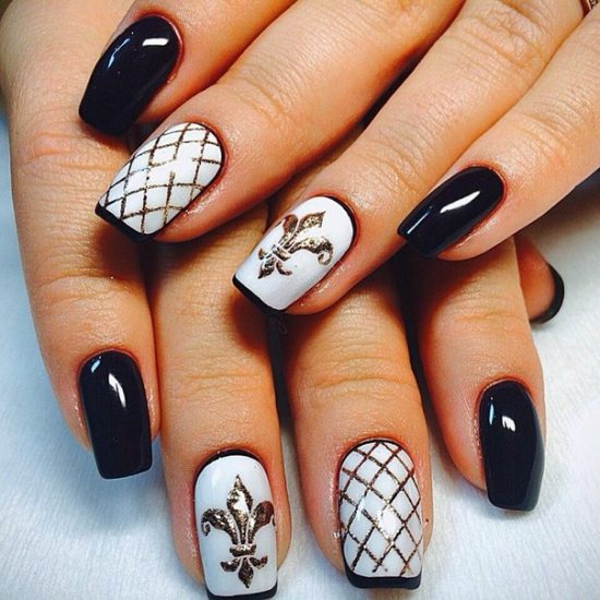 blanco y negro-nail-9