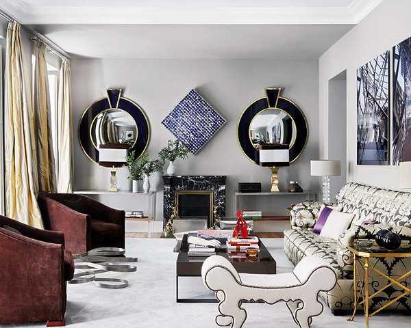Mirrors- in- the- interior- of- the- living- room-26