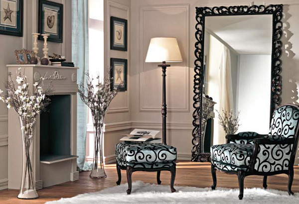 Mirrors- in- the- interior- of- the- living- room-31