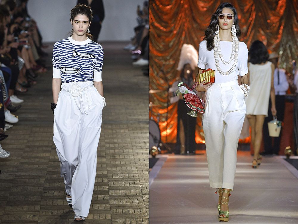 Trousers with stripes spring-summer 2017