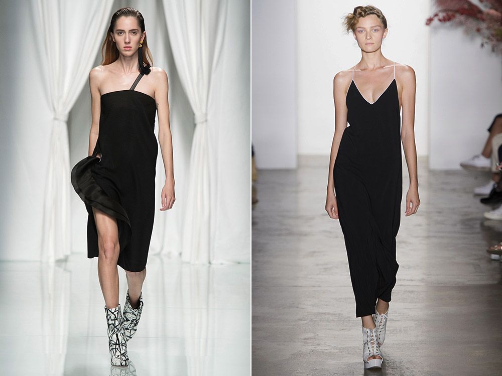 Black dresses spring-summer 2017