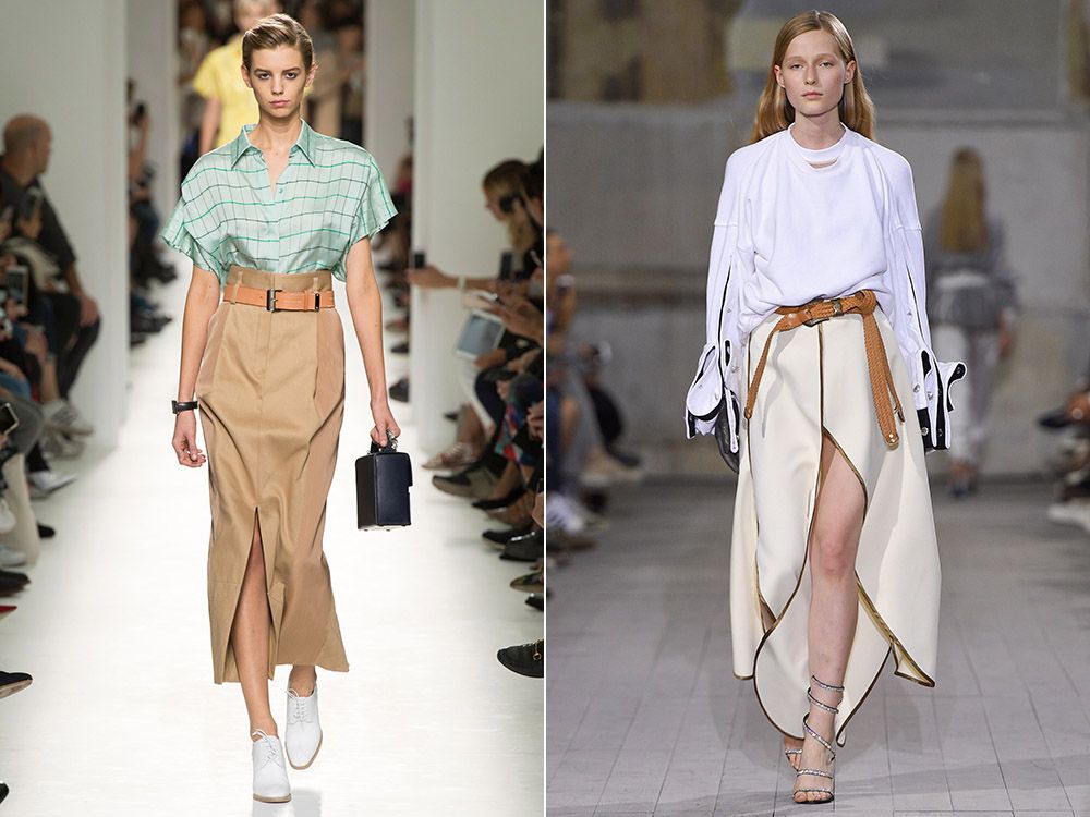 Long skirt spring-summer 2017