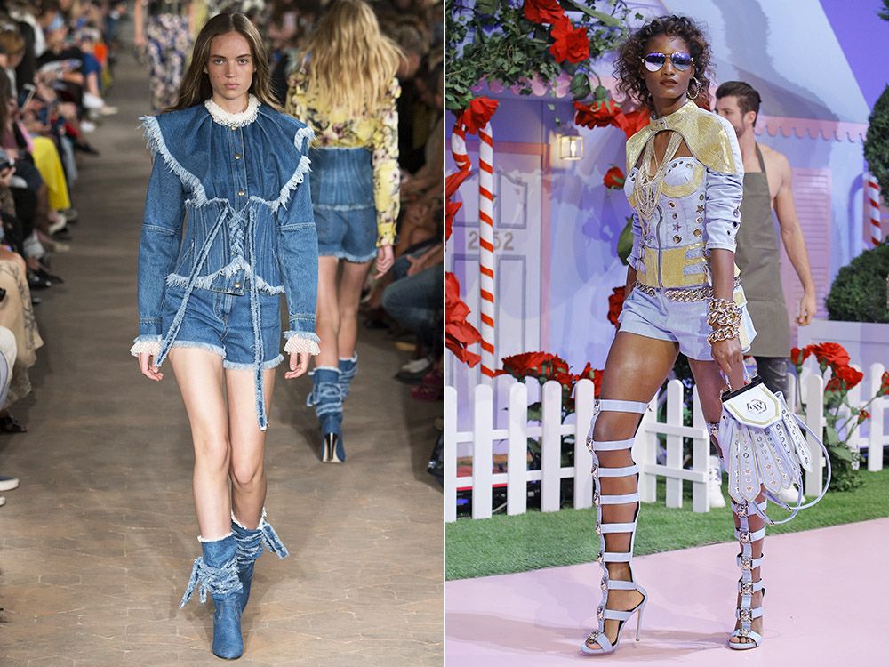 Denim look total primavera-verão 2017