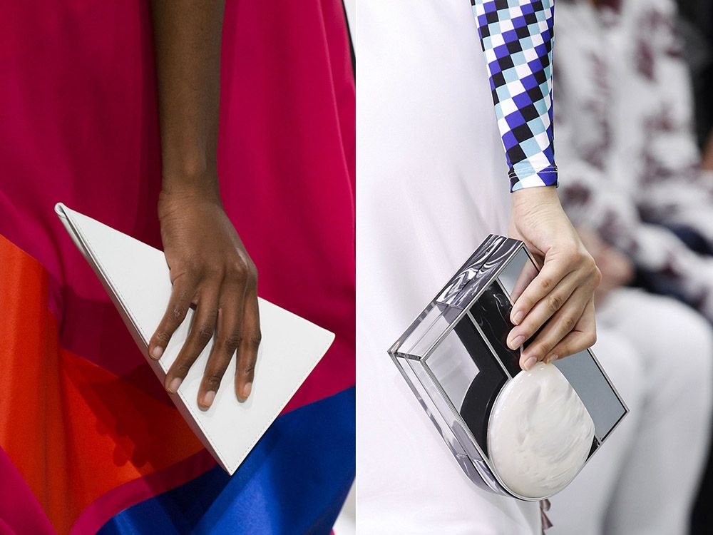 Clutches spring-summer 2017 Issey Miyake, Mary Katrantzou