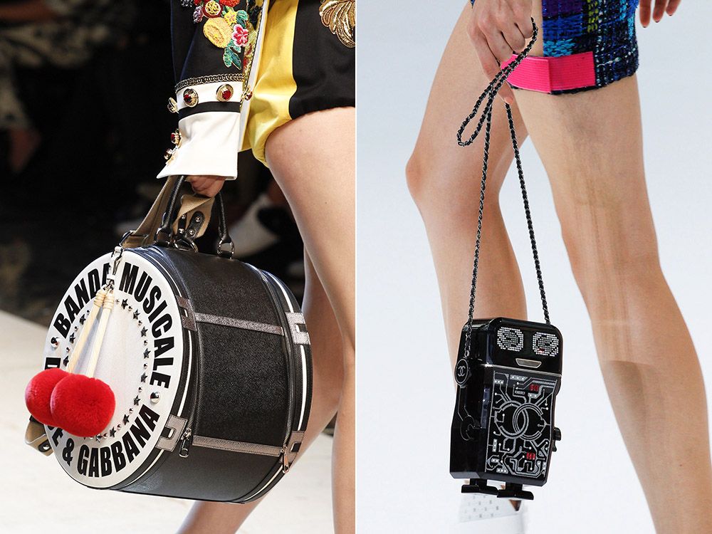 حقائب اليد الفاخرة لربيع وصيف 2017 Dolce & amp؛ Gabbana، Chanel