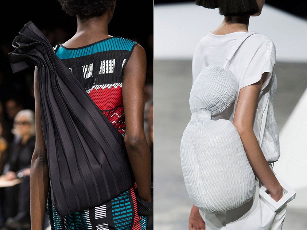 Fancy bags spring-summer 2017 Issey Miyake