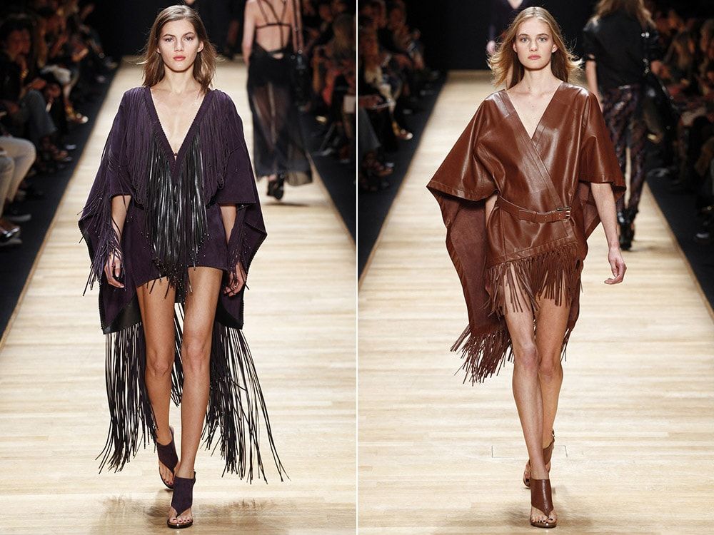 Fringed Dresses: Barbara Bui