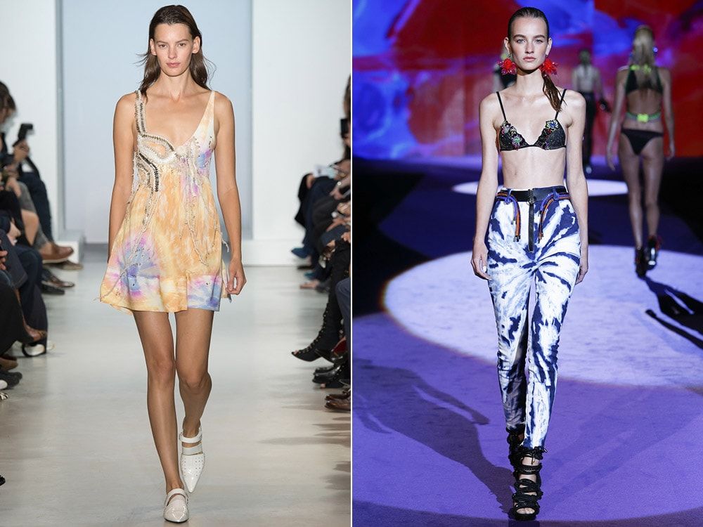 Print Tie-Dye: Paco Rabanne, Dsquared2