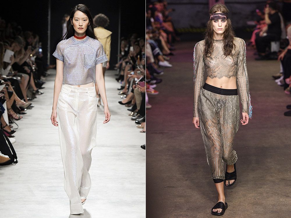 Transparent pants spring-summer 2017