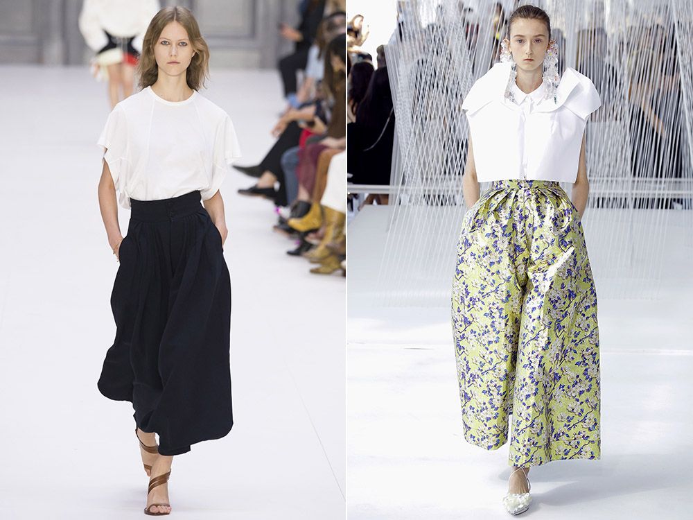 Wide pants spring-summer 2017