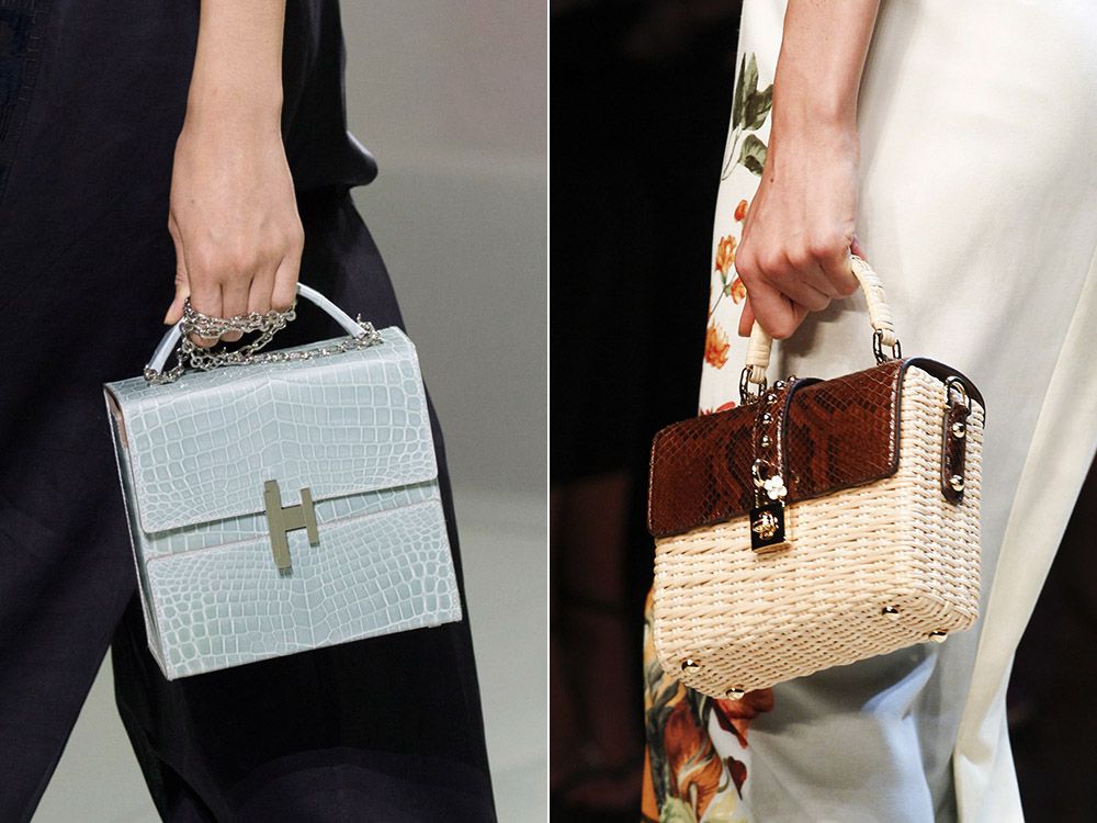 Handbags Spring-Summer 2017 Hermes, Dolce & amp; Gabbana