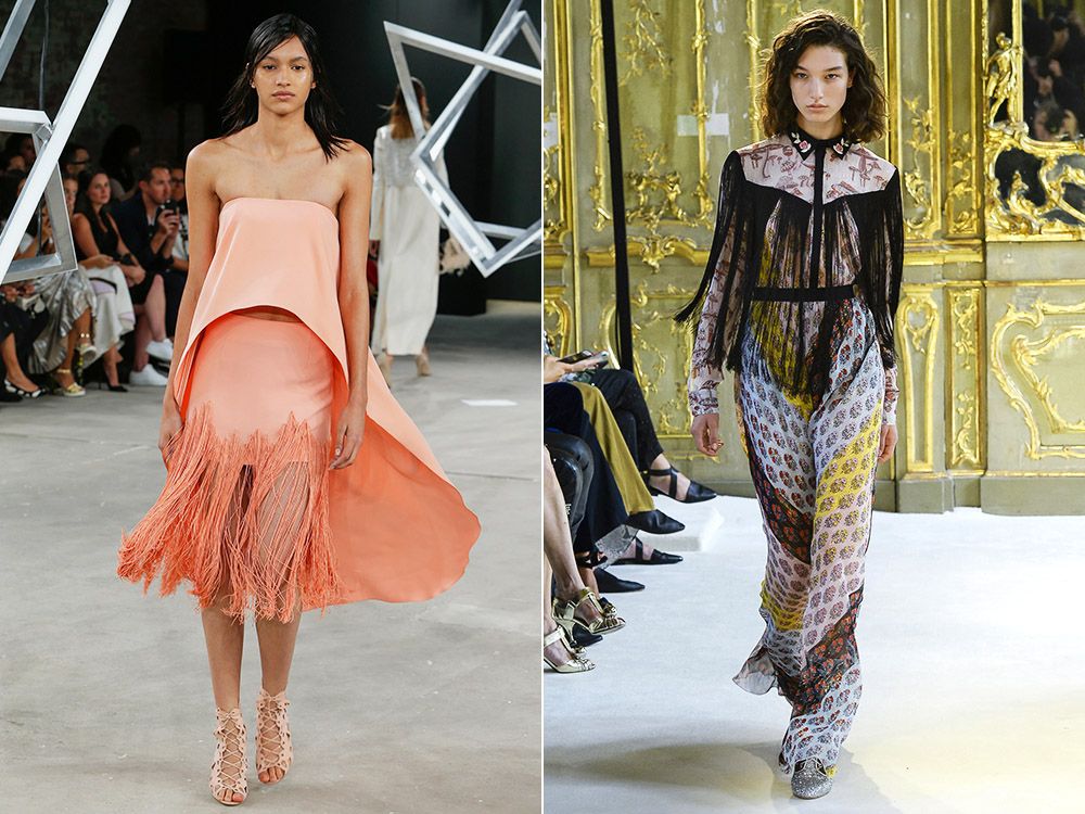 The trend of fringe spring-summer 2017