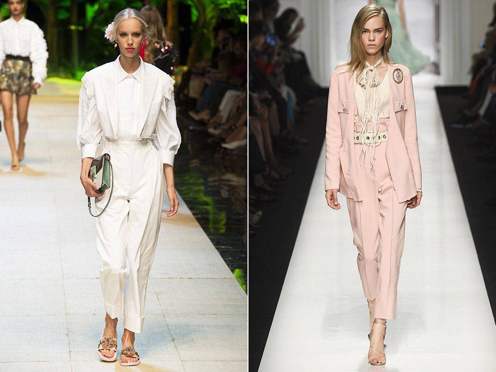 The trend of pantsuits spring-summer 2017