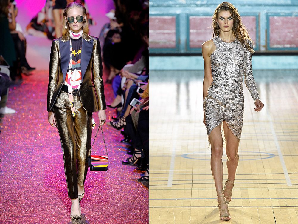 Trend metallic spring-summer 2017