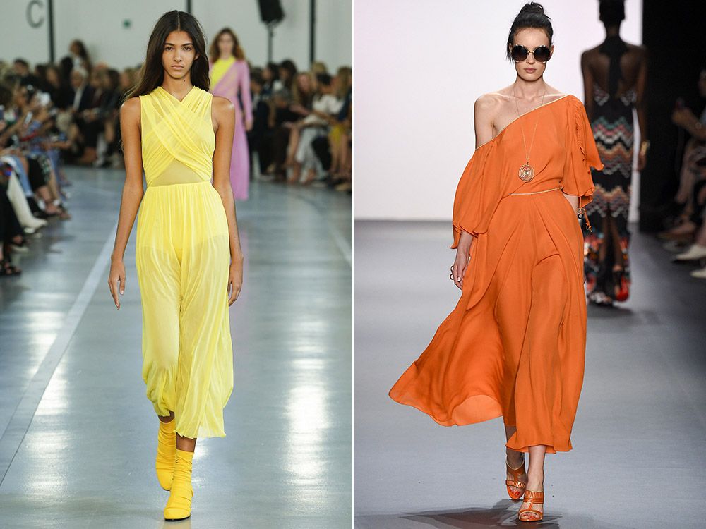 Bright dresses spring-summer 2017