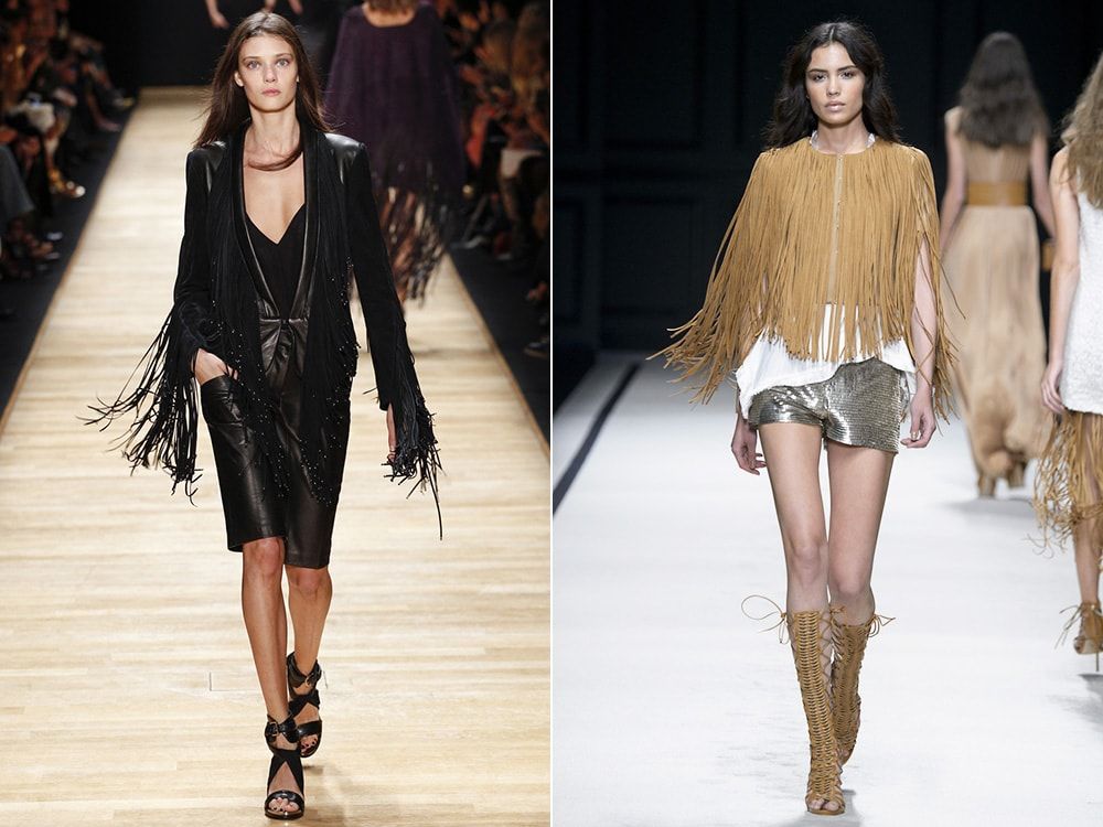 Chaquetas Fringe: Barbara Bui, Elisabetta Franchi