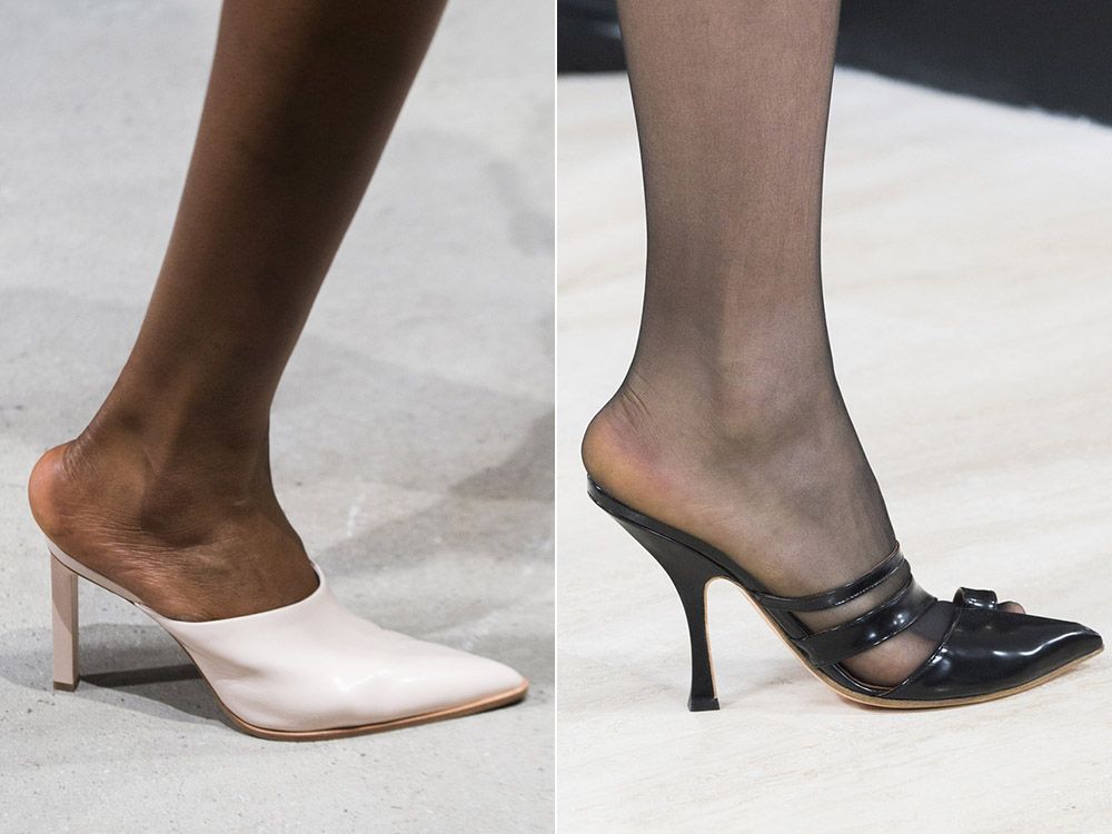 Modieuze schoenen lente-zomer 2018: trends, modellen, 88 foto's-19