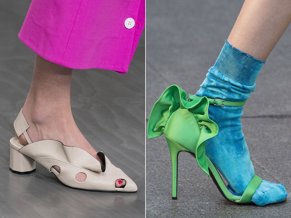 Modieuze schoenen lente-zomer 2018: trends, modellen, 88 foto's-92