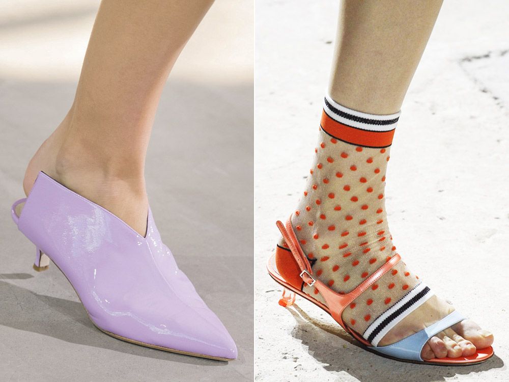 Modieuze schoenen lente-zomer 2018: trends, modellen, 88 foto's-10