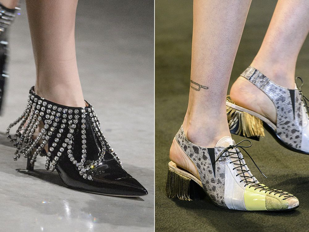 Modieuze schoenen lente-zomer 2018: trends, modellen, 88 foto's-666