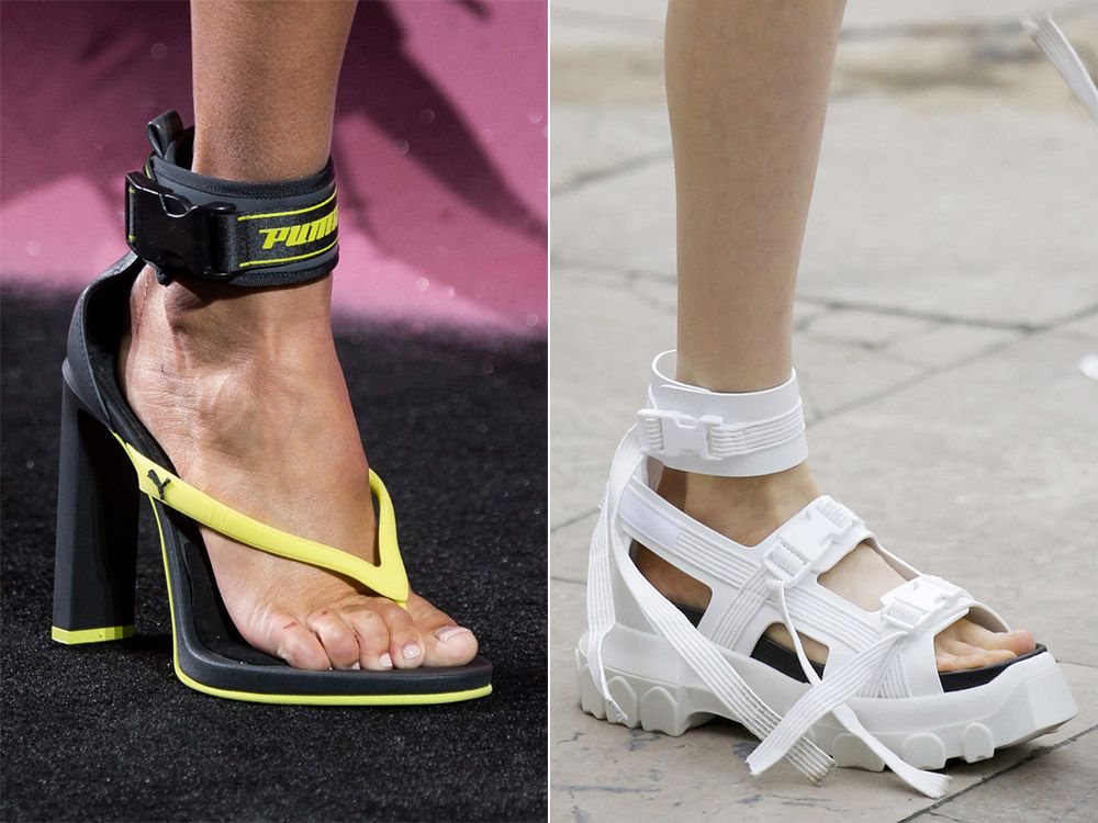 Modieuze schoenen lente-zomer 2018: trends, modellen, 88 foto's-443