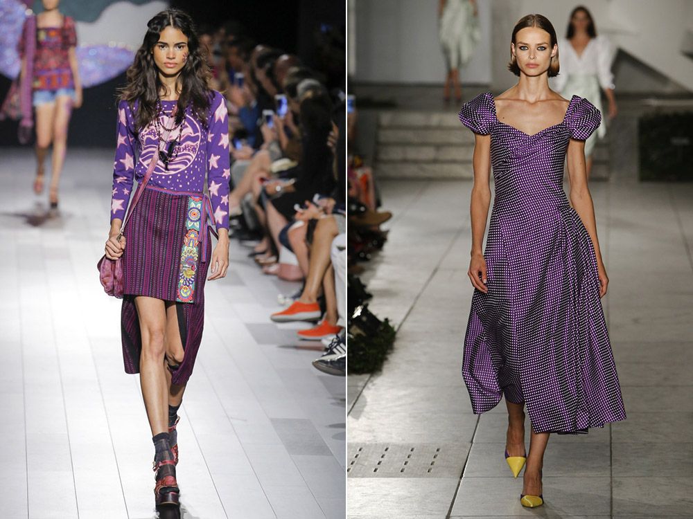 Ultravioletās Anna Sui, Karolīna Herrera