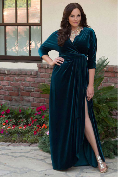 Velvet-dress-is-a-chic-look-53