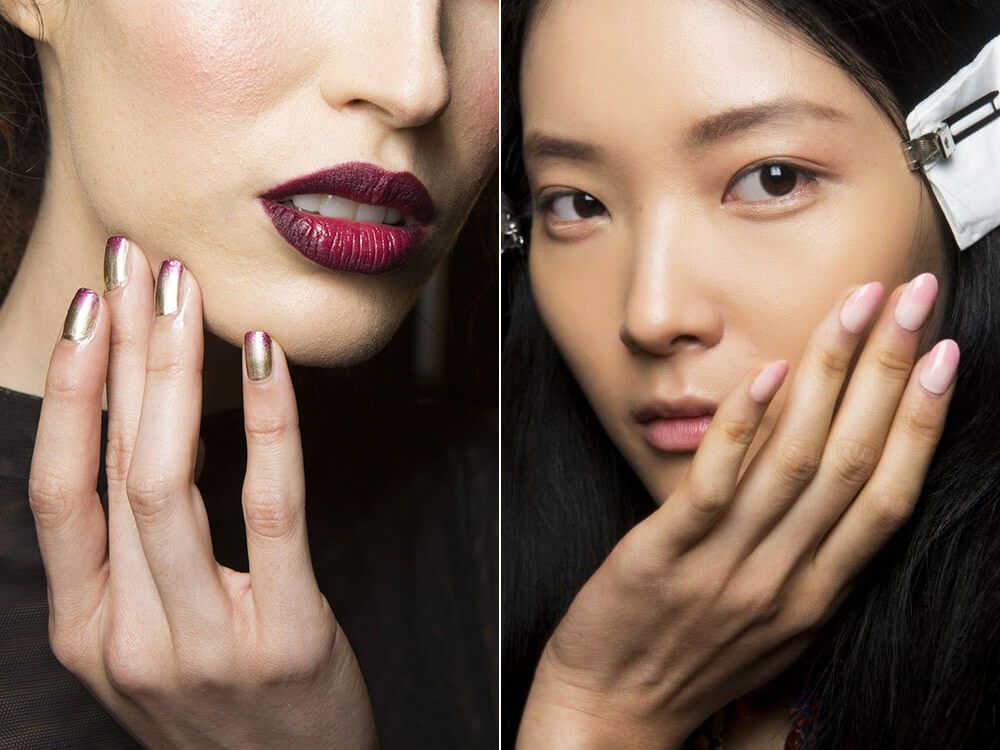 Ombre manicure spring-summer 2017