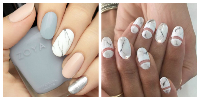 mramornyj manikjur gel lakom marble nails stone 22