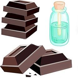 Envoltura de mantequilla de chocolate