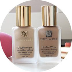 Estee Lauder Double Wear Make-up an Ort und Stelle