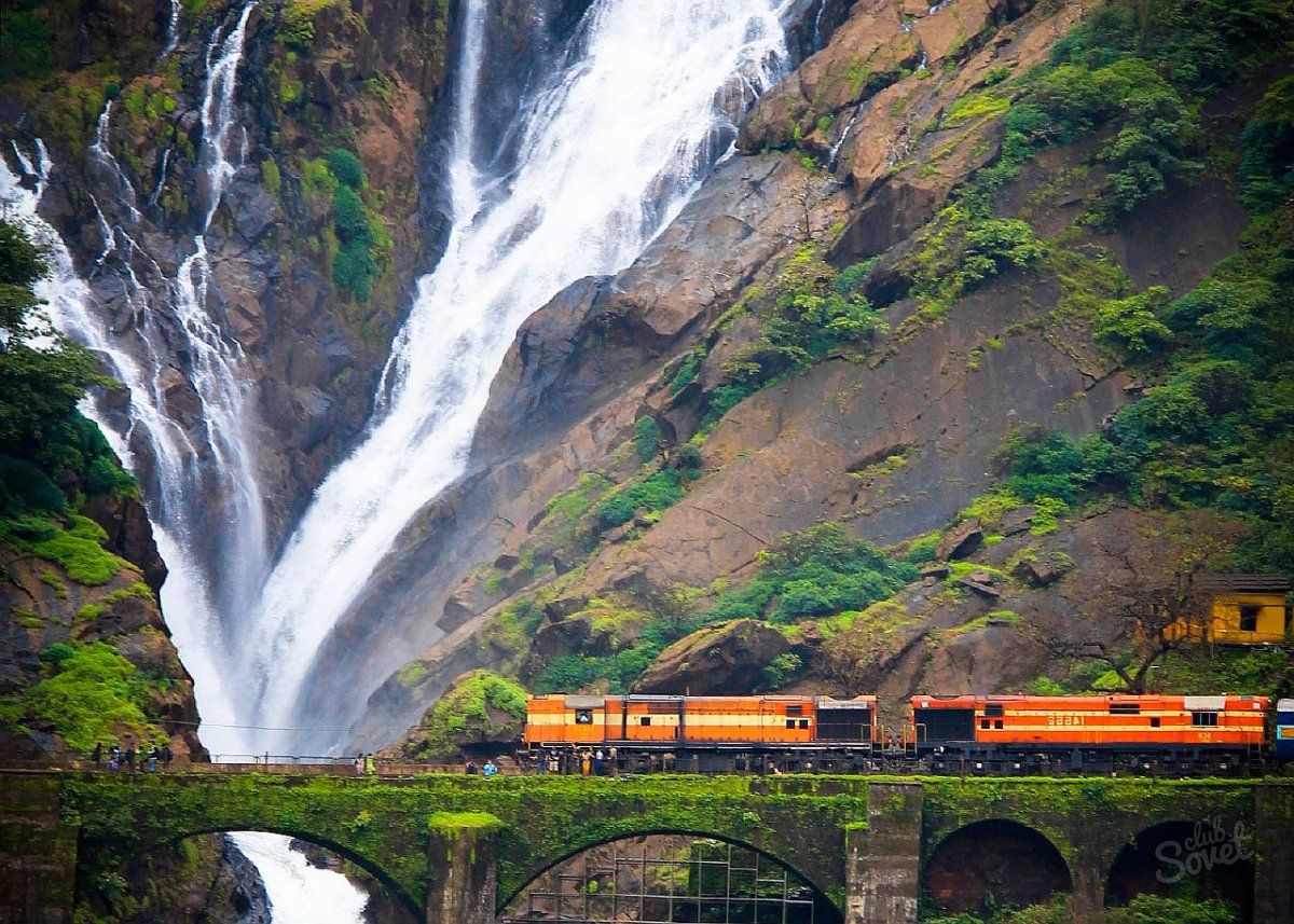 Dudhsagar-in-Goa Waterfall