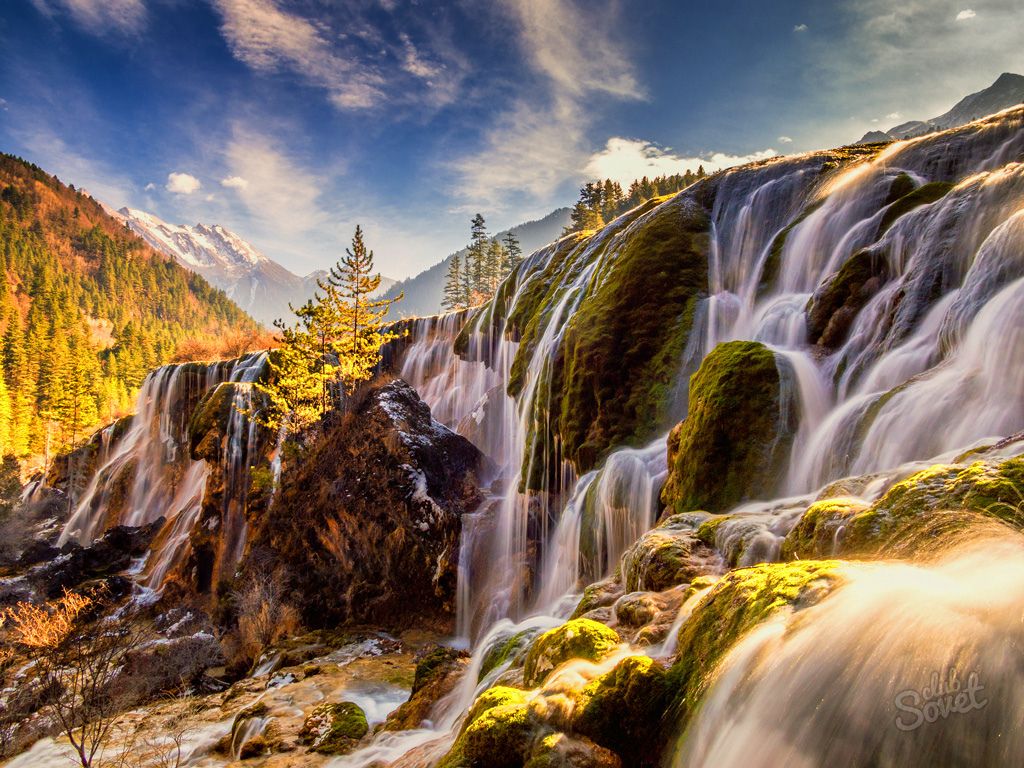 Die schönsten Wasserfälle.