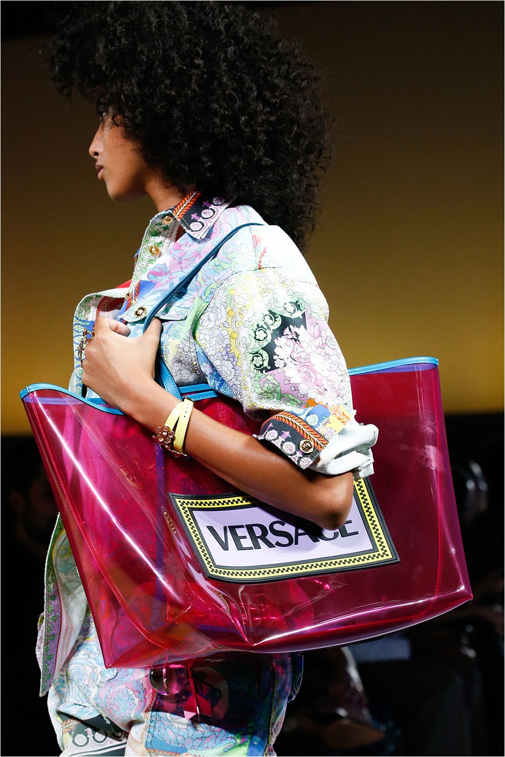 Transparent Versace Bag