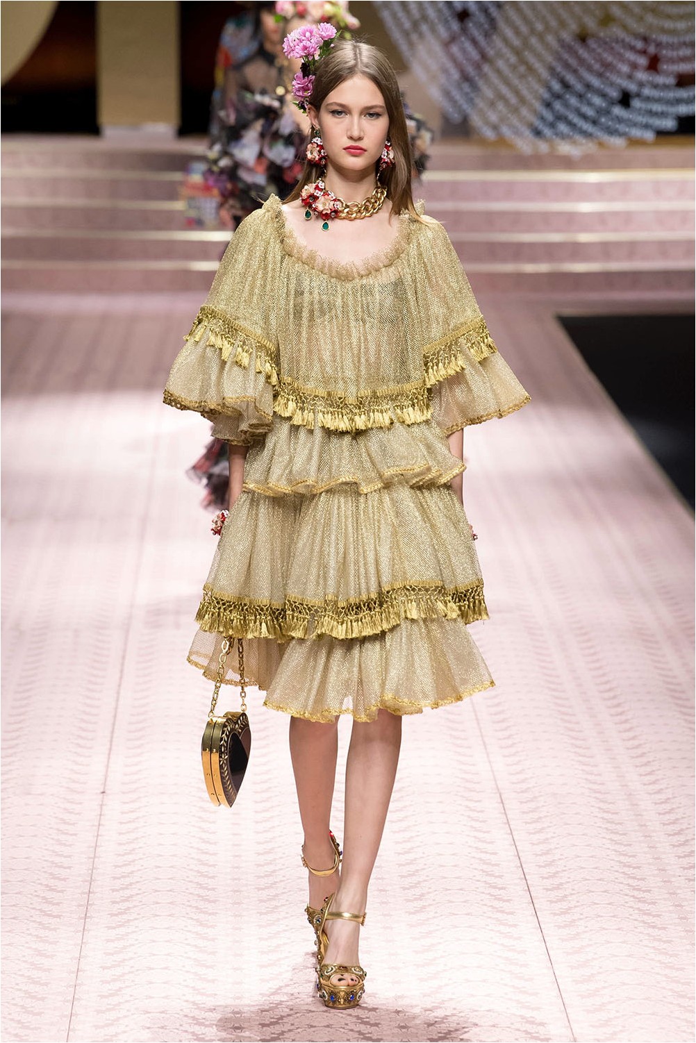 Dolce & amp; ruffle dress Gabbana