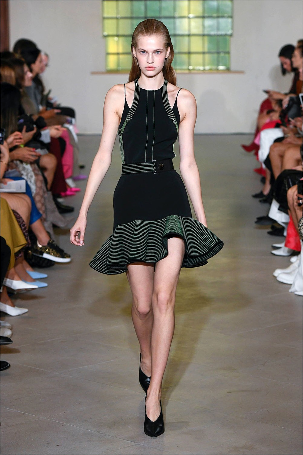 Dress with frill David Koma