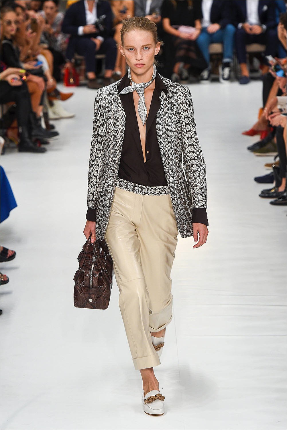 Pantaloni di pelle Tod's