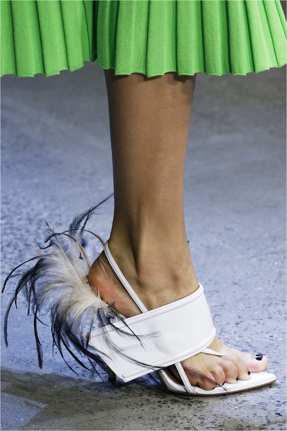 Zapatos de plumas Prabal Gurung