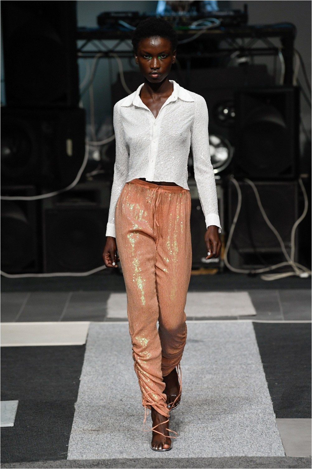 Pantalon Ashish brillant