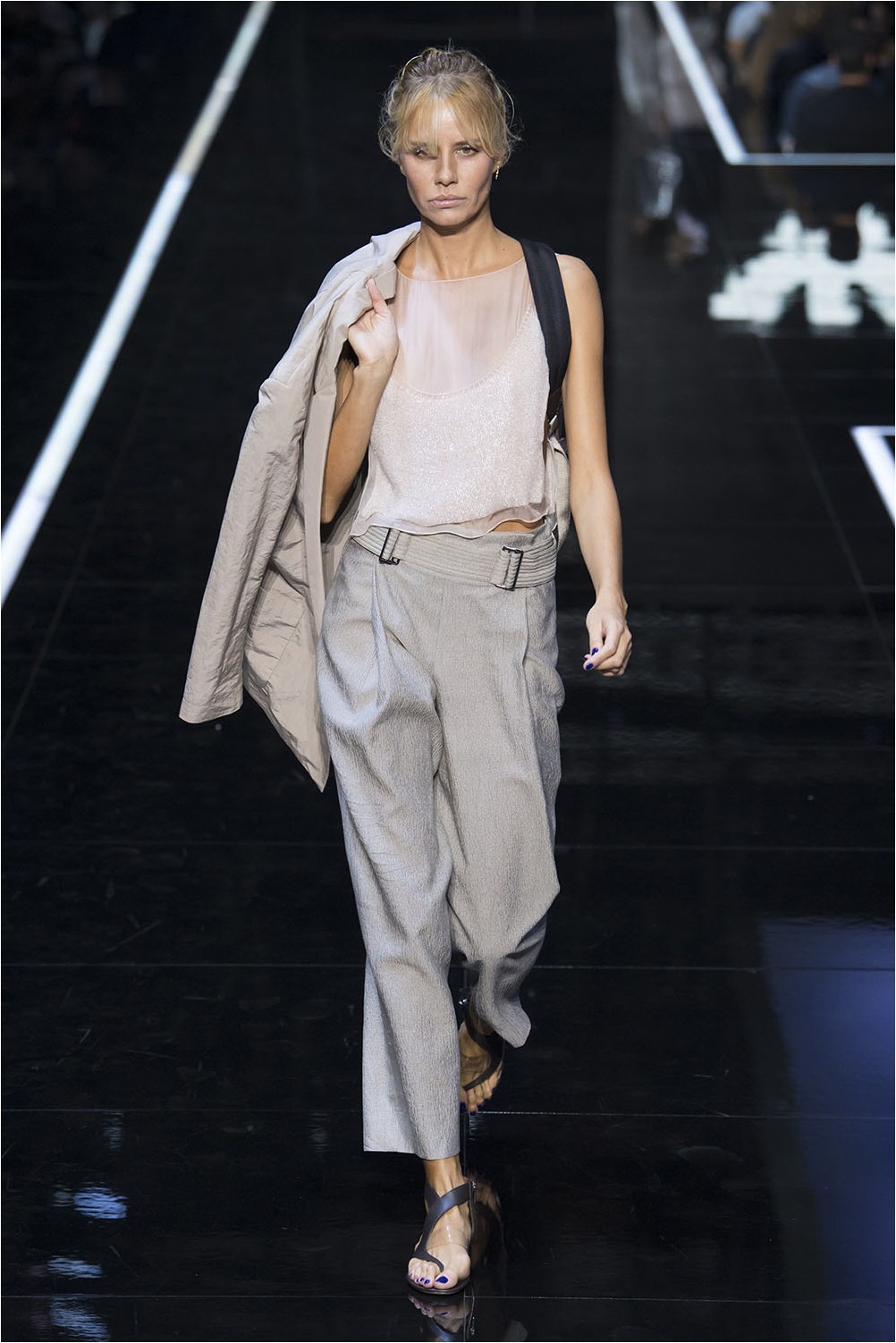 Pantaloni croiți Emporio Armani